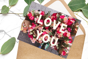 "Love You" Greeting Card